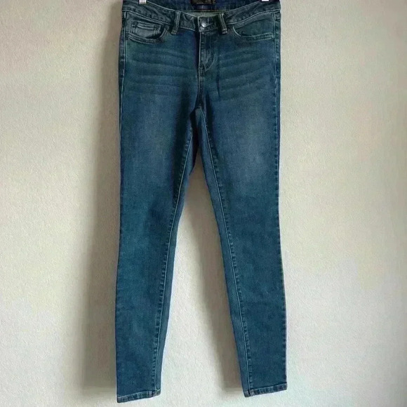 PrAna Women’s Size 4/27 Organic Cotton Mid Rise Medium Wash Denim Jeans - Picture 5 of 11